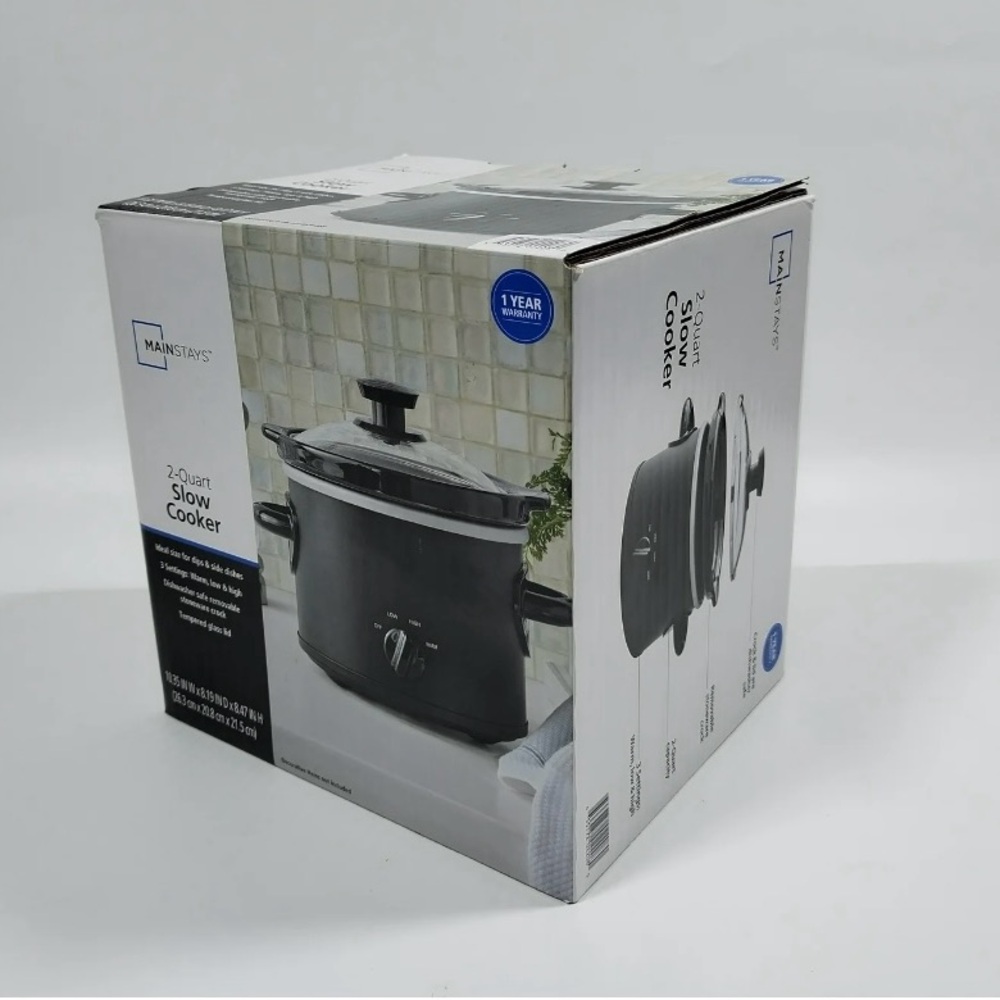 Mainstays Black Slow Cooker